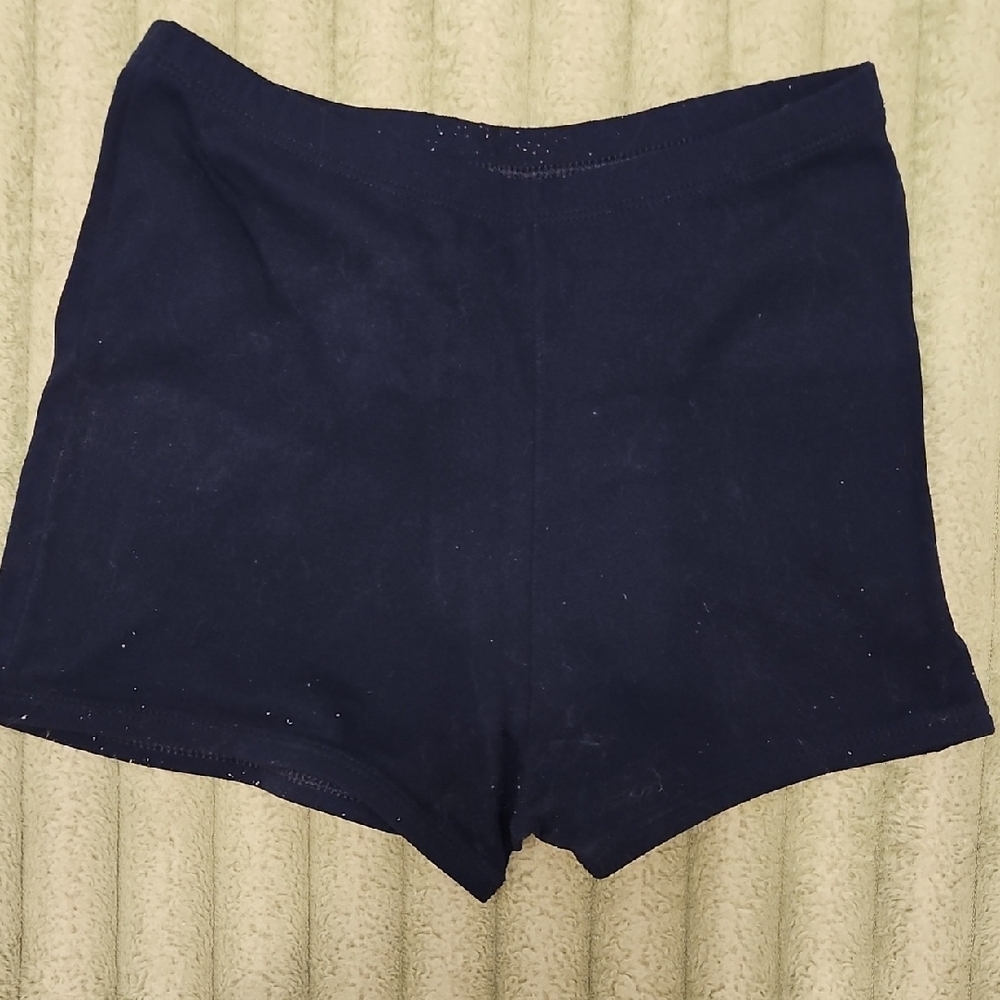 Body Wrappers Navy Blue Bike Shorts